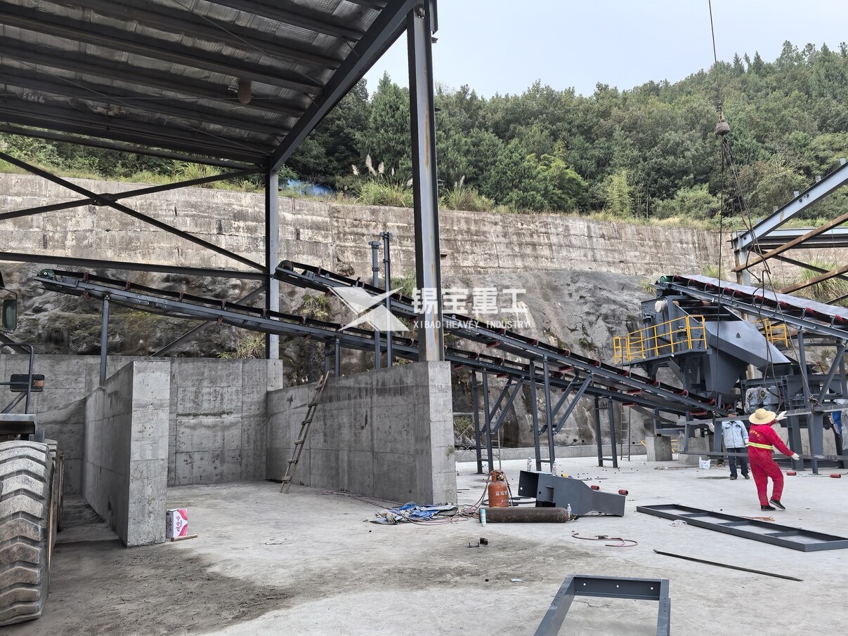 四川省巴中市沥青再生料破碎筛分设备现场6