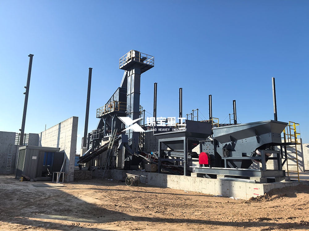 陕西省西安市沥青铣刨料破碎筛分设备现场3